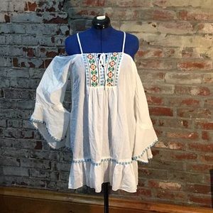 Boho cold shoulder